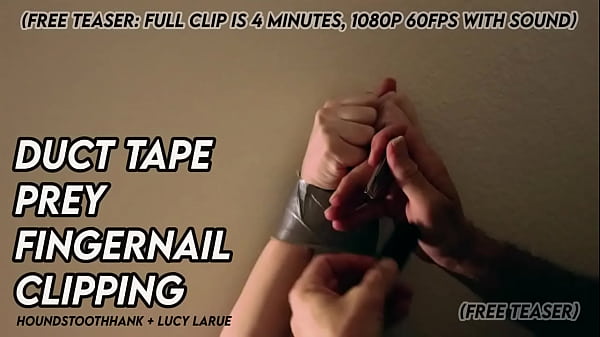 Duct tape prey fingernail clipping