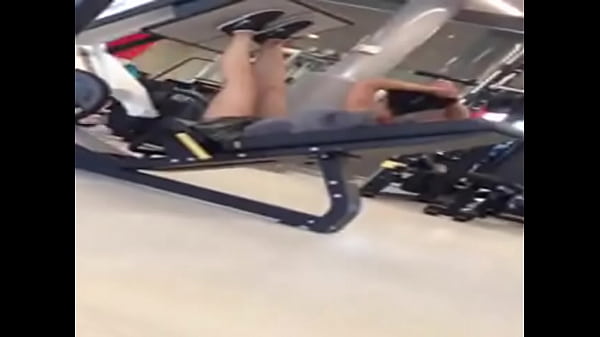 Young gril at fitness with sweaty armpit 