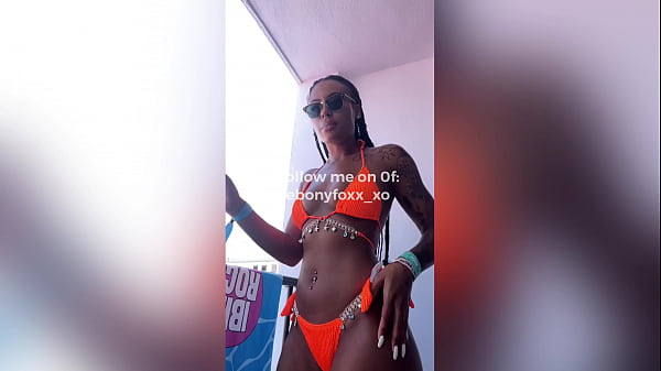 Leaked video of black model ebony foxx smoking