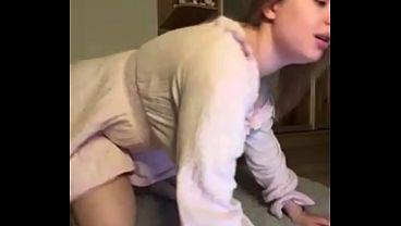 Real cumming orgasm with curvy amateur 