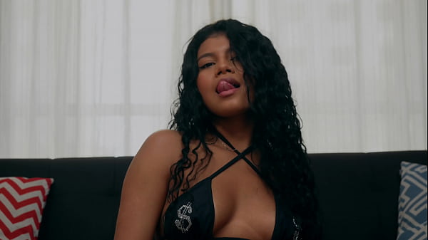 18 Year Old Latina Girlfriend Shakes Her Booty And Ass Before Masturbating On The Sofa thumbnail