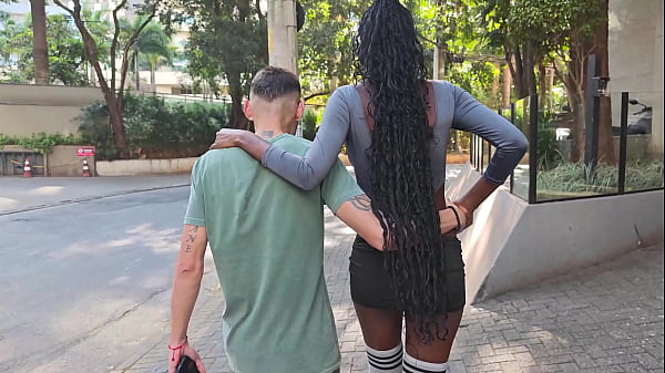 Play MP4 - Jenny Pretinha&comma; 20 years Brazilian tall ebony beauty with perfect breasts&comma; gives her ass on the street for 10usd &lpar;DAP&comma; Anal&comma; 2on1&comma; big cock&comma; streetworker&rpar; OB532