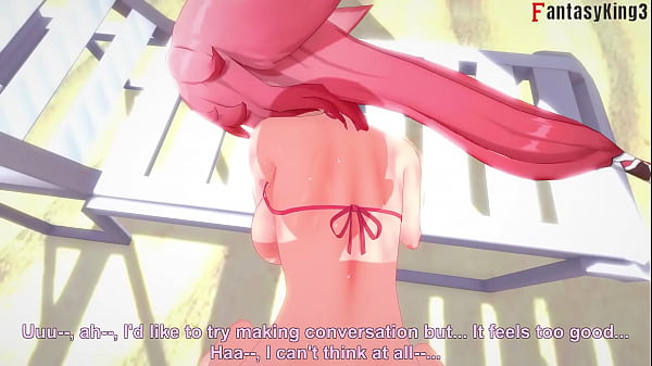 Yae Miko Bikini sex onthe beach 2 Genshin Impact FullAnd Just POV onSheer or PTRN Fantasyking3