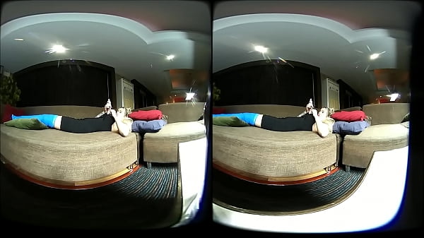 3d - Vr - Girl With Long Cast Leg On A Couch (lcl) thumbnail