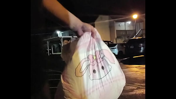 Took off my soaked diaper 