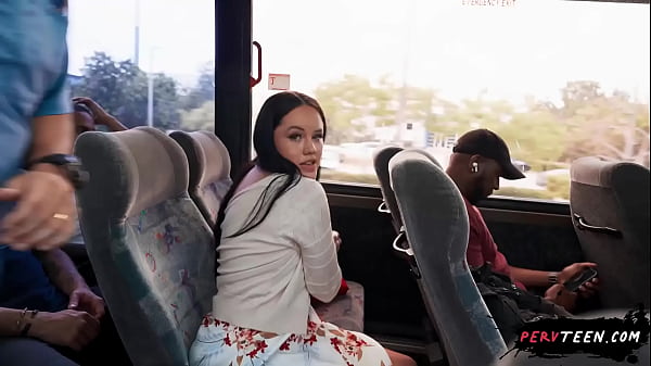 Play MP4 - Sneaky Sex on the Public Bus - PervTeen