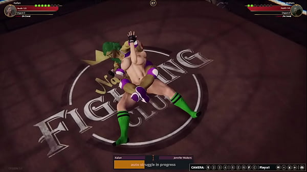 Kallan vs jennifer nf3d female mma combat ring 