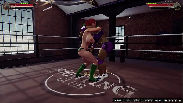 Kallan vs jennifer nf3d female mma combat ring 