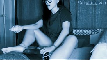 Spied On Cheating Wife Gives Footjob And Handjob To Her Black Bull thumbnail