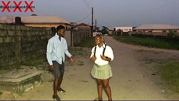 Ghana student love music so follows man home to get her pussy played. 4k