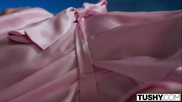 TUSHY Racy brunette gets her ass crammed with cock 