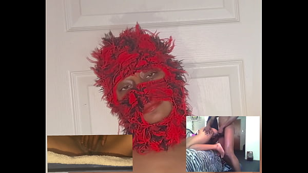 Reaction video ebony squirt while watching xvideos eye rolling orgasms