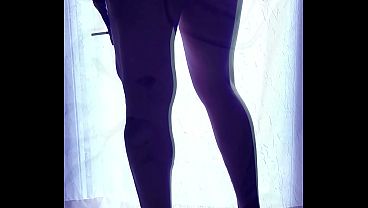 smoking sissy slut seduction in platform heels & lingerie 