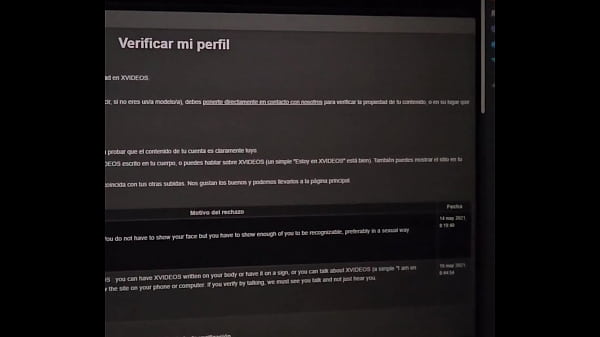 V&iacute;deo de verificaci&oacute;n