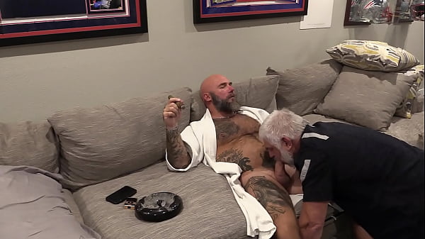 Jason Collins Bj While Smoking A Cigar In My Robe With Jim Love! thumbnail