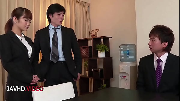 Mature Anju Akane Surrenders To Wild Duo In Steamy Office Rendezvous thumbnail
