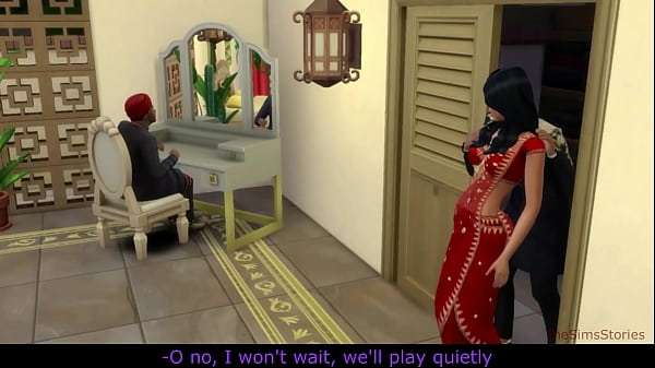 Play MP4 - Sims 4&comma; real voice&comma; An Indian woman cheats on her husband with a young Indian when  husband came home early from work
