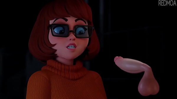 Velma_Dinkley_sucking_ghost dick Redmoa animation