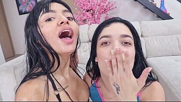 The two bitches camila smith and sofia grace are happy with two dicks in their asses at the same time dap anal deep balls 