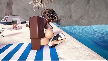 Slut Gets Fucked On The Coast By Big Cock Roblox thumbnail