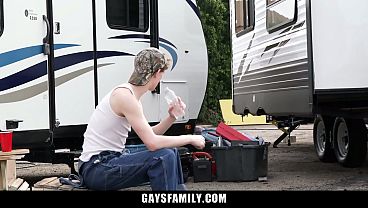 Stepdad Guided Down To Deepthroat His Rock Hard Cock - Gaysfamily thumbnail