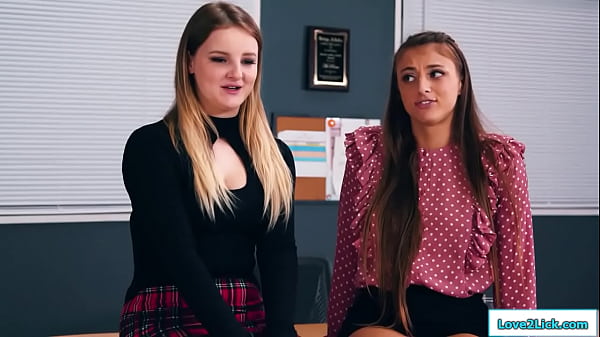 Stepmom has a 3some with 2_busty teens