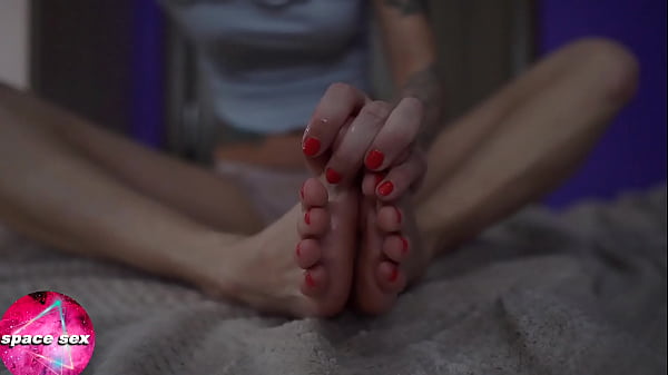 Sexy Girl Played By Foot Closeup - Feet Fetish thumbnail