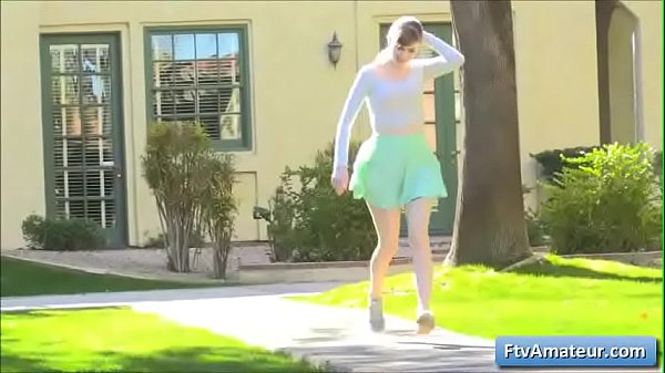 Young sexyteen blonde amateur Alana finger fuck her juicytight ass and wet bald_pussy for intense orgasm