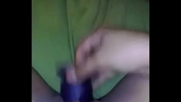 She cums on a Big_Purple Dildo