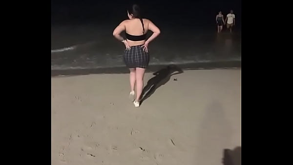 En la playa 