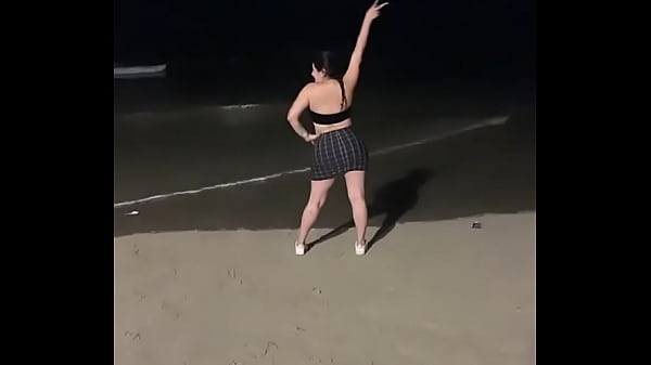 En la playa 