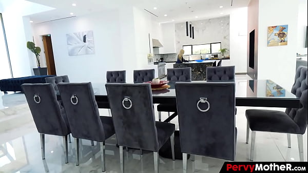 Nonton Cute Blonde House Milf Tilts Over Her Knees For Her Stepson's Bone thumbnail