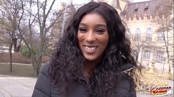 German Scout - Slim African Teen Rae Talk To No Condom Fuck For Cash On Street thumbnail