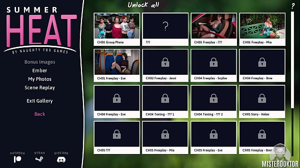 Summer heat ep 2 &ndash; visual novel gameplay by misterdoktor