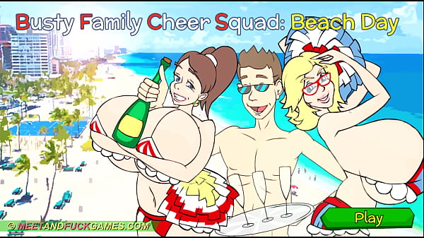 Nonton Meet N Fuck Game: Busty Family Cheer Squad: Beach Day thumbnail