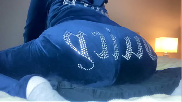 Pillow Humping Juicy Couture Velour Tracksuit Clothed Squirt thumbnail