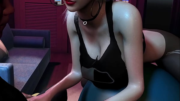 3d big boobs mature milf teasing the big cock to fuck her wet pussy and make her orgasm 