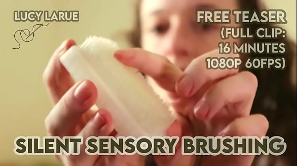 Silent sensory brushing