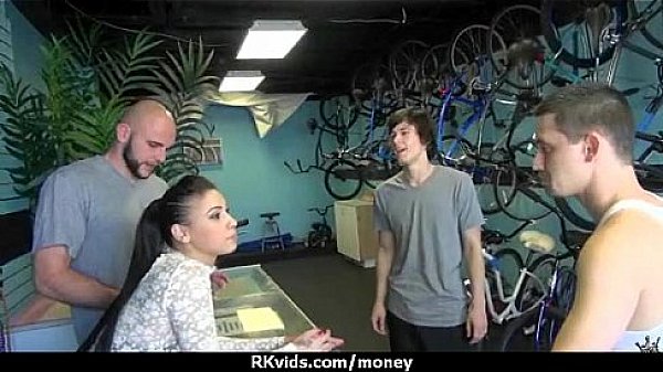 Stunning Euro Teen Gets Talked In To Giving A Blowjob For Cash 4 