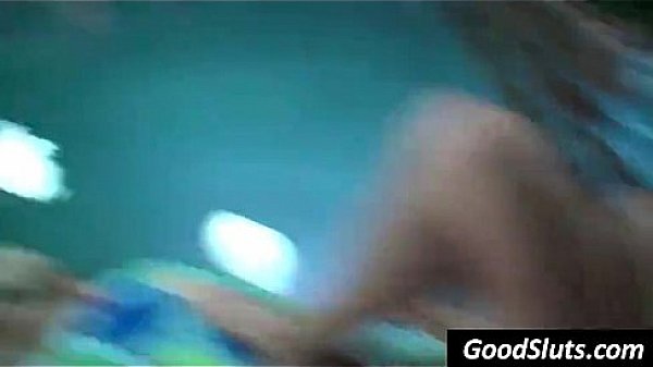 girl on girl oral in pool 