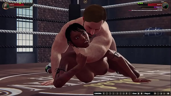 Ethan vs Dela Naked Fighter 3D