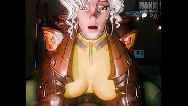 Marvel Rogue cowgirl Rule34 