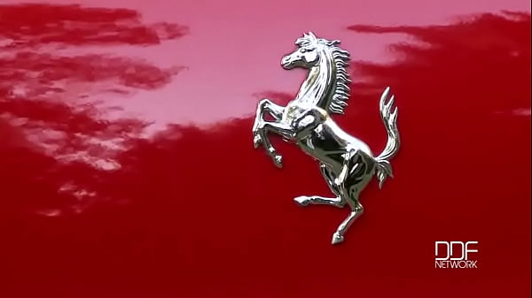 Foot frenzy on a ferrari 