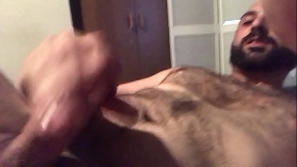 Self anal play with stroking and cum shot.