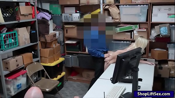 Shoplifter fuck while accomplice watches  
