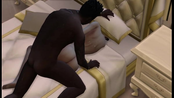 Black man filling her vagina up with cum