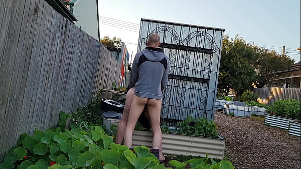 Simon 72_Mel 76 in the Cumunity Garden