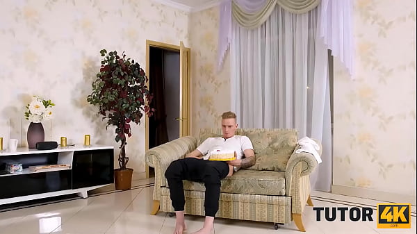 TUTOR4K. Nerdy chemistry tutor in stockings fucked_by the angry_student