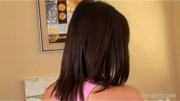 Hot teen with nice tits sucks and fucks a big cock 