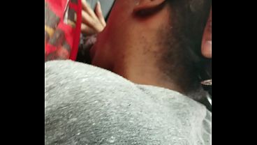 Getting ebony head in the car. Came in her mouth!